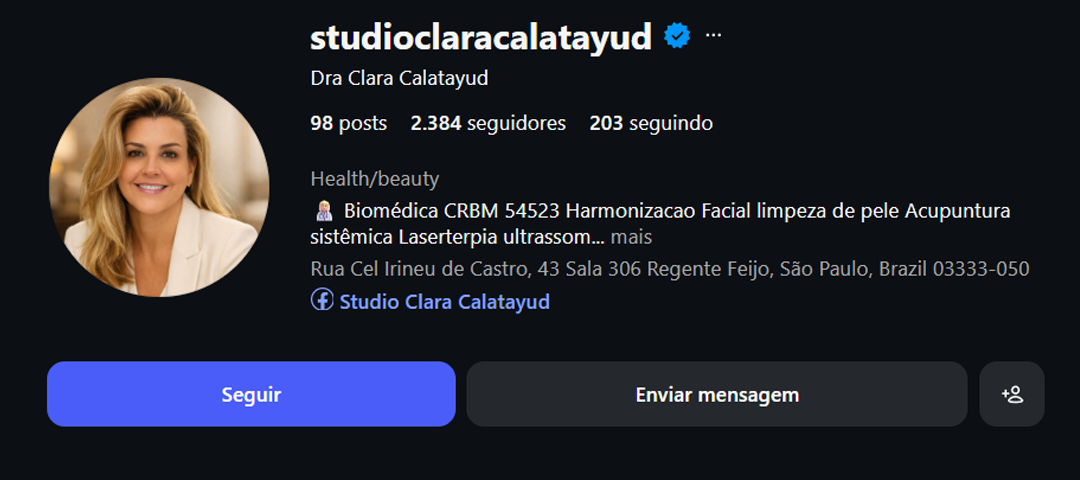 Perfil @studioclaracalatayud no Instagram